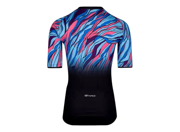 Force Life Herren Kurzarmtrikot schwarz/blau/rosa