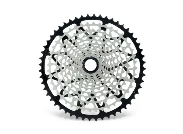 Garbaruk 12-Gang-Kassette 10-52T für Shimano Micro Spline Freilauf Nickel/Schwarz.