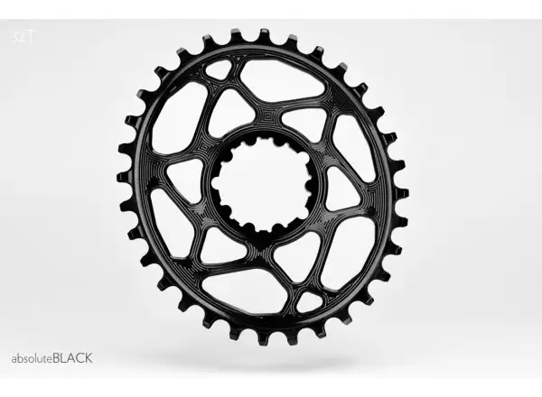 Absolute Black OVAL32 Sram GXP Kettenblatt, Offset 6mm 32Z. oval