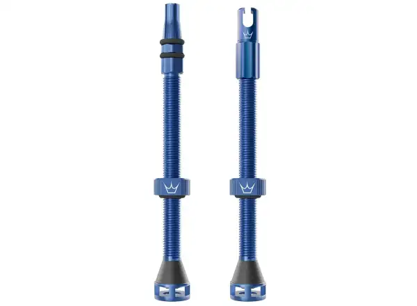 Peatys Holeshot Fast Flow Tubeless-Ventile 80 mm Navy