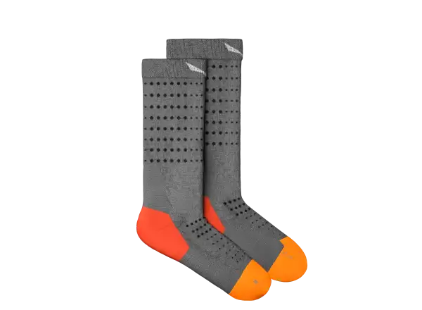 Salewa Pedroc Merino Crew Socken Light Grey Melange