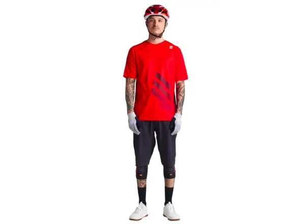 Troy Lee Design Skyline SS SRAM Eagle One Herren Trikot Kurzarm Fiery Red