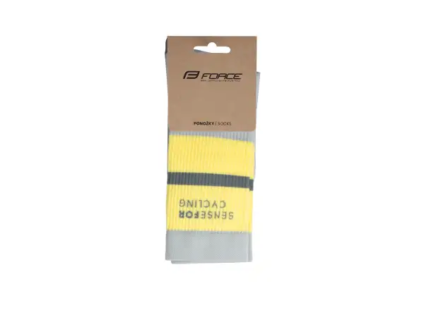 Force Stripe Radsocken grau
