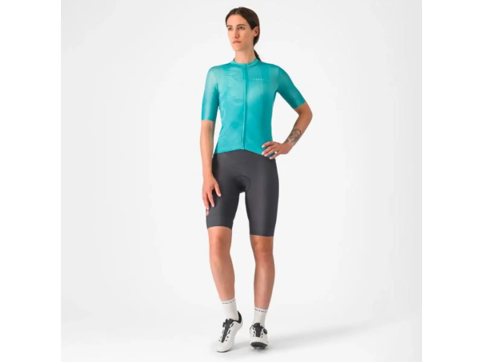 Castelli Fantasia Damen-Trikot Kurzarm Pool Blue