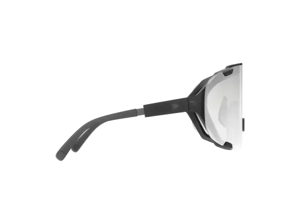 POC Devour WF Photochromic Sonnenbrille Translucent Black/Clarity Photochromic/Wechselbares Grey