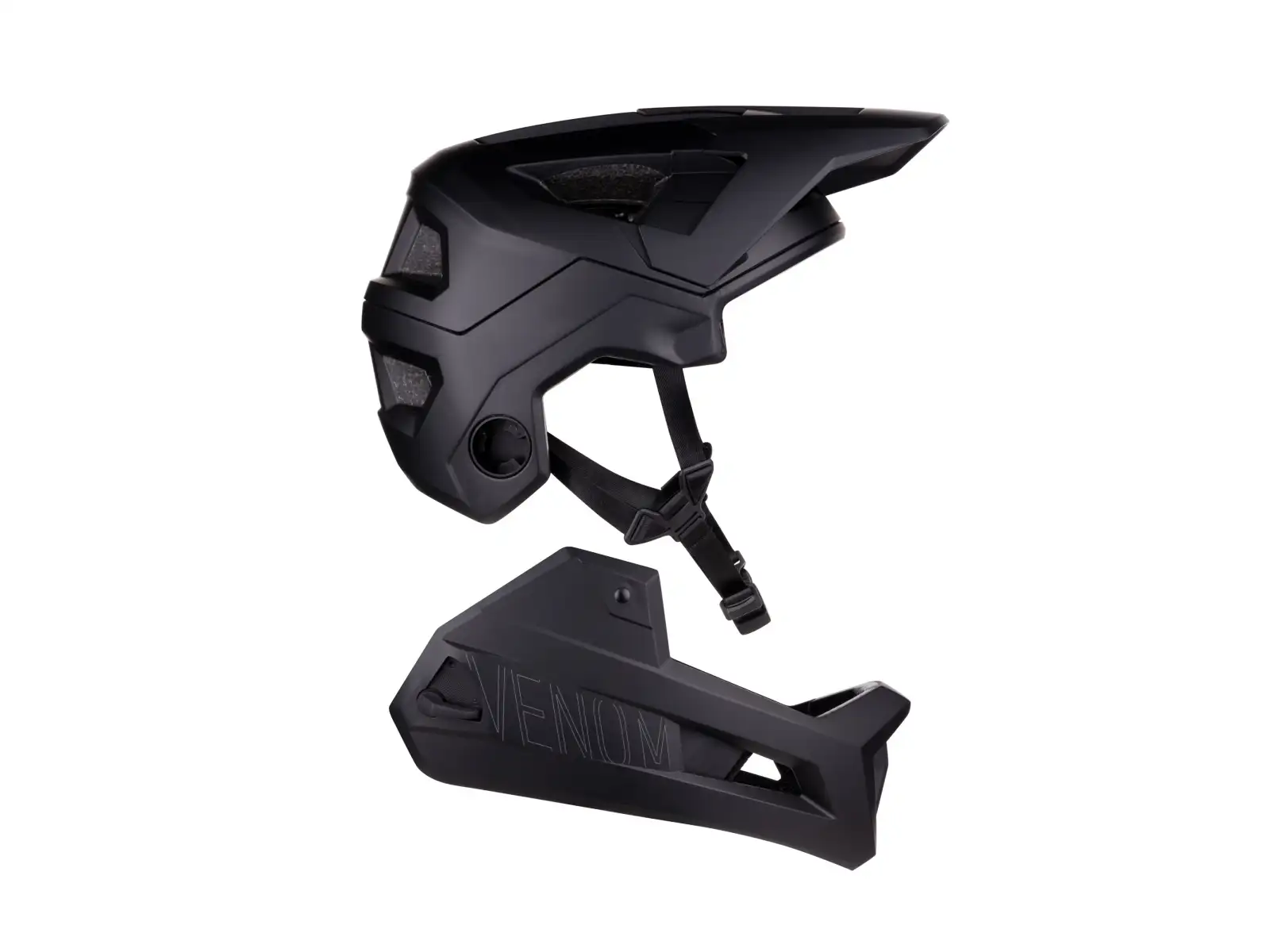Force Venom Downhillhelm – Schwarz