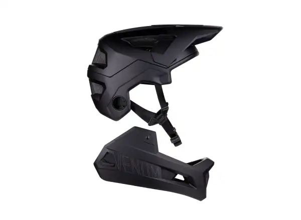 Force Venom Downhillhelm – Schwarz