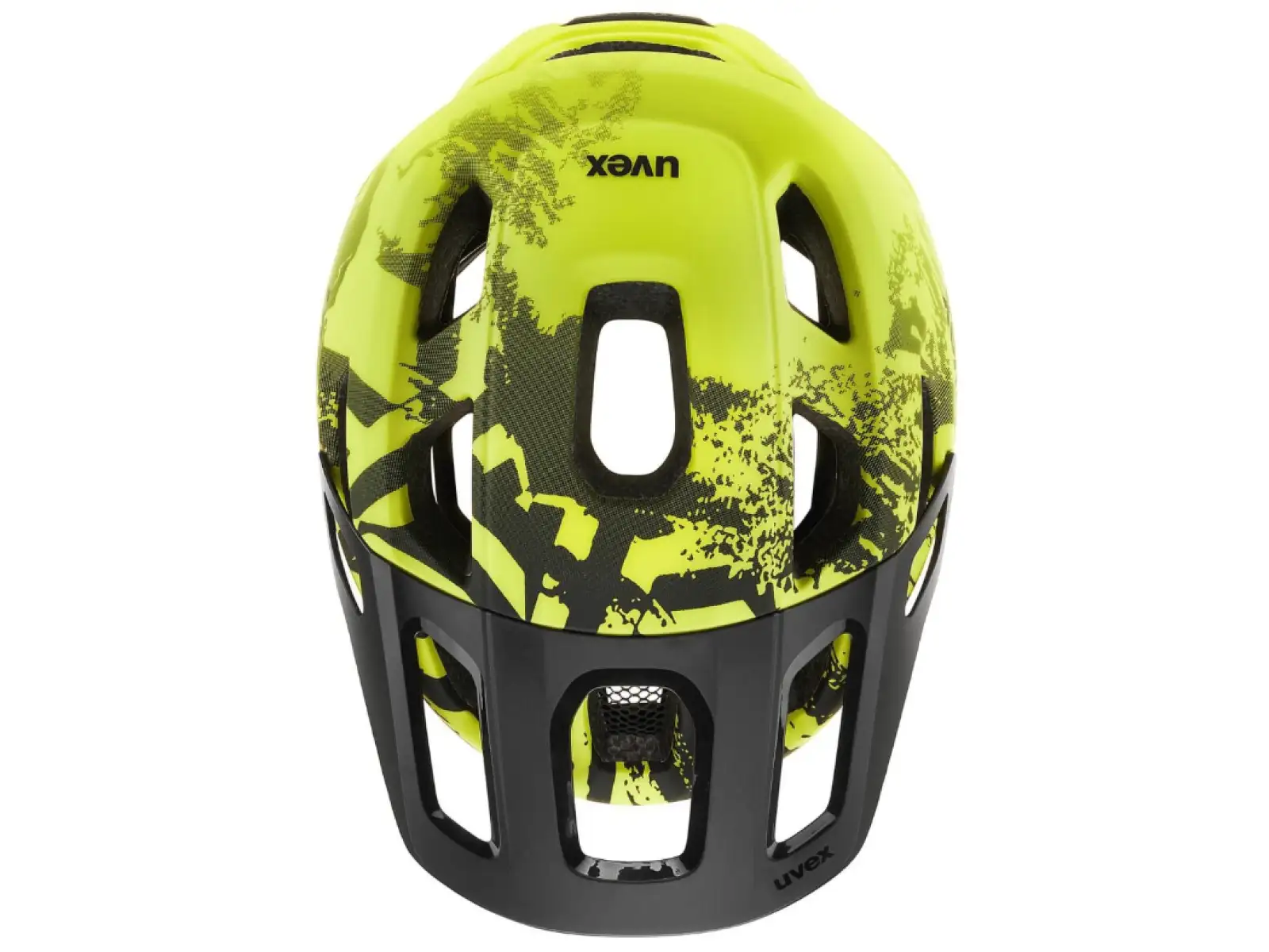 Uvex React Jr. MIPS MTB Kinderhelm Lime/Black Matt