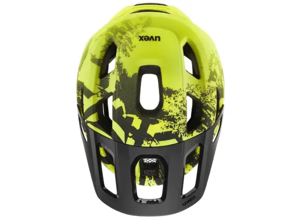 Uvex React Jr. MIPS MTB Kinderhelm Lime/Black Matt