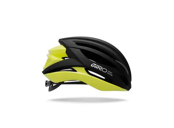Giro Syntax MIPS Rennradhelm Mat Black/Gloss Hi Viz Yellow