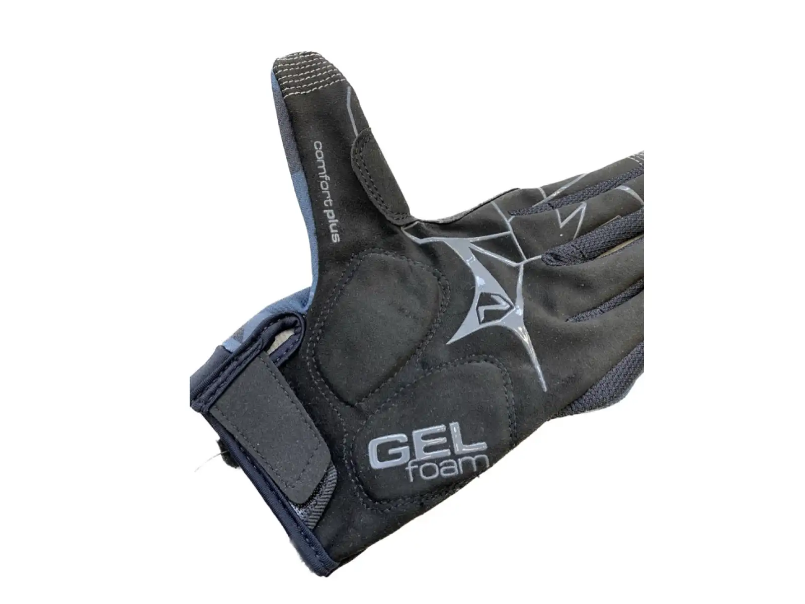 Ziener CNUT Touch Herren-Fahrradhandschuhe lang Schwarz