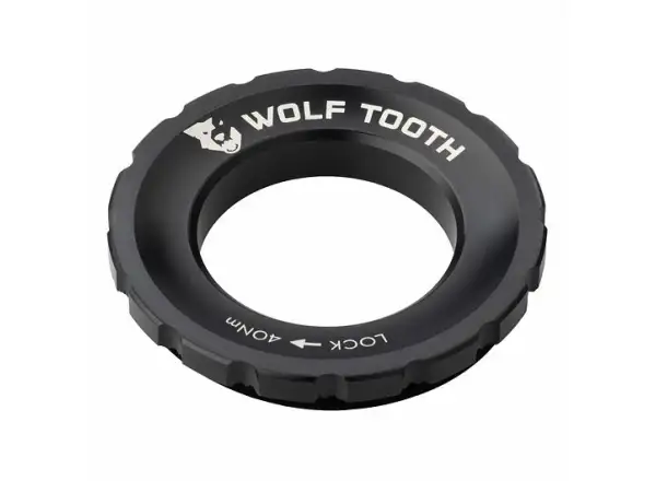 Wolf Tooth Centerlock Außenmutter schwarz