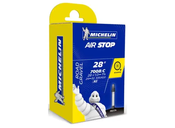 Michelin Air Stop Straßen-Schlauch 25/32-622 mit 40 mm Ventil.