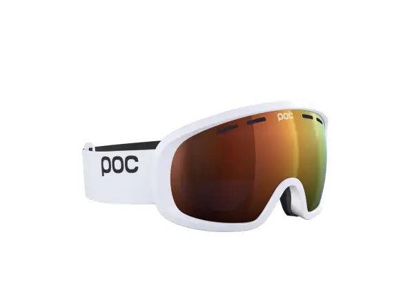 POC Fovea Mid Skibrille Hydrogen White/Partly Sunny Orange