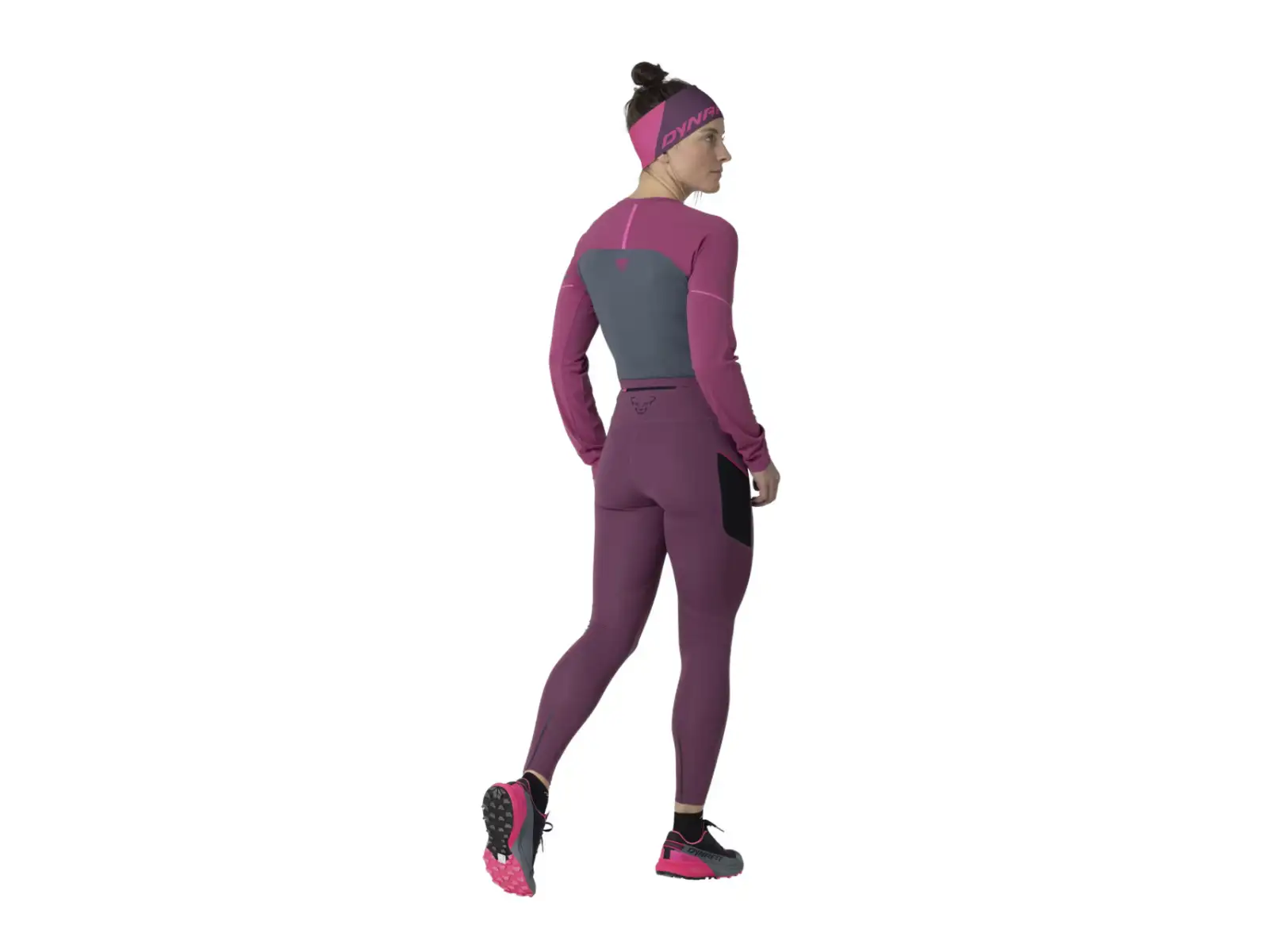 Dynafit Warm Ultra Damen gefütterte Leggings Amaranth