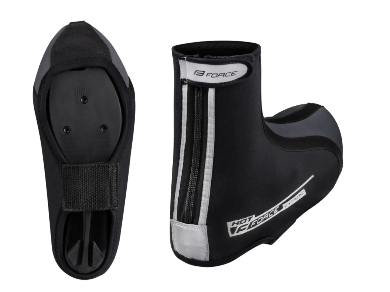 Force Hot Extreme sind schwarze Überschuhe für Radschuhe.