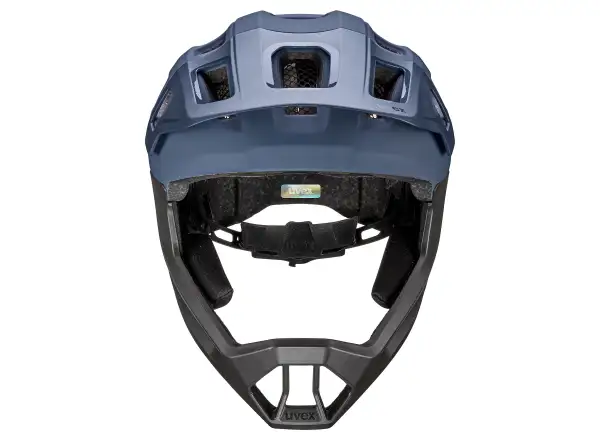 Uvex React JR Fullface MTB Helm Dusk blue matt