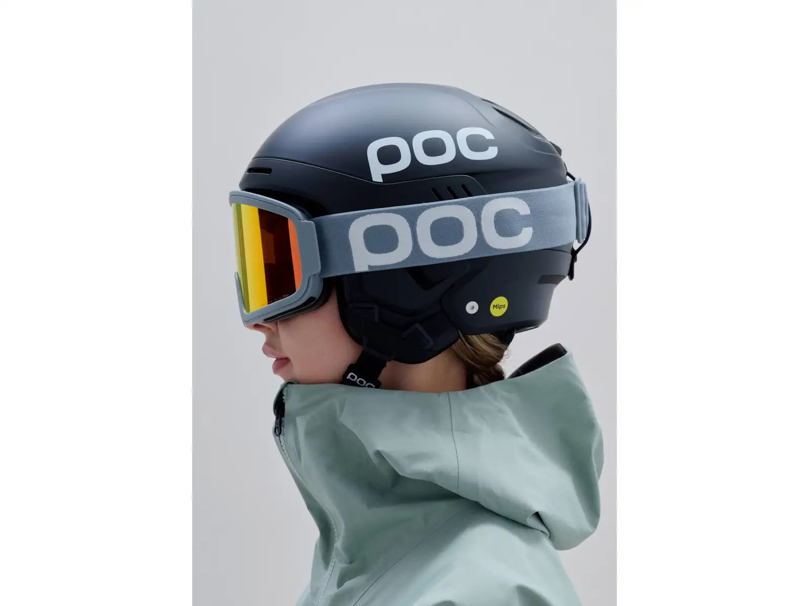 POC Ciasma Skibrille Uranium Black/Partly Sunny Orange