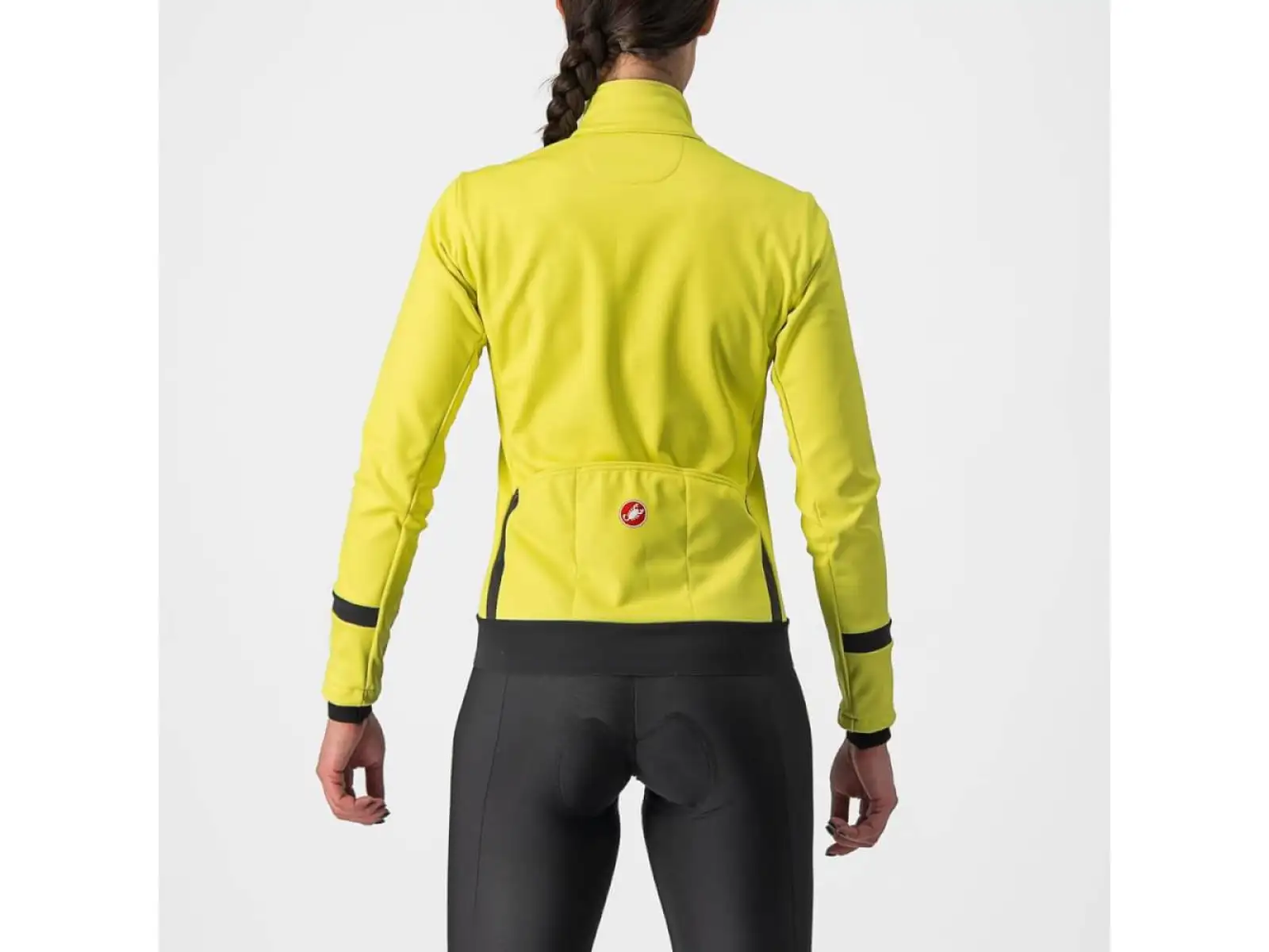Castelli Dinamica 2 Damenjacke brilliant yellow/dark grey