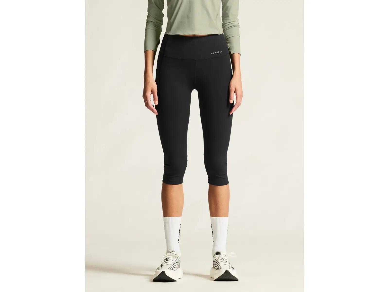 Craft Essence Capri Damen 3/4 Hose schwarz