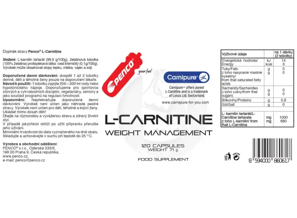 Penco L-Carnitin 120 Tabletten.
