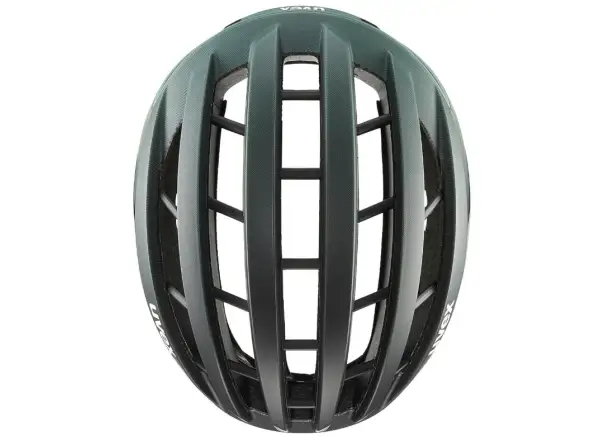 Uvex Surge Aero MIPS Rennradhelm Black/Sage Green Matt