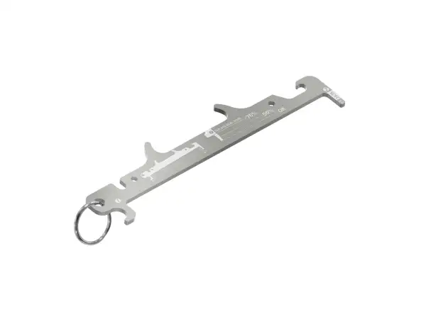 Lezyne Chain Gauge Kettenschablone silber
