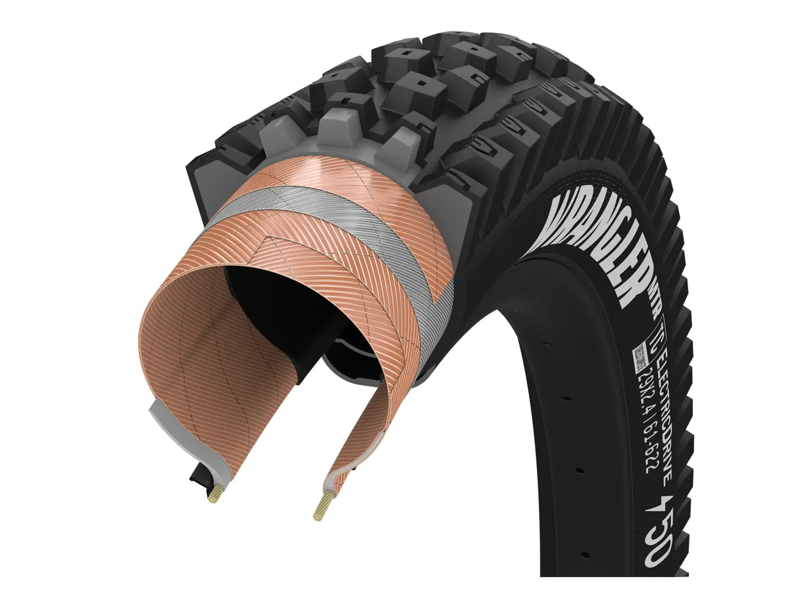 Goodyear Wrangler MTR ElectricDrive Tubeless Komplet 29x2,40" MTB Reifen Kevlar