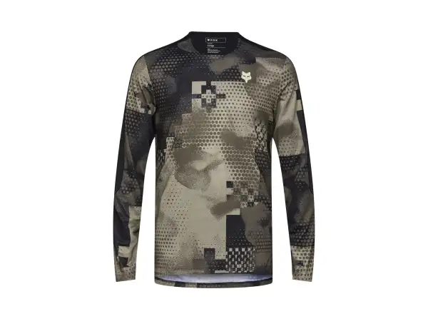Fox Flexair Ascent Pulse Herren Trikot Langarm Sand