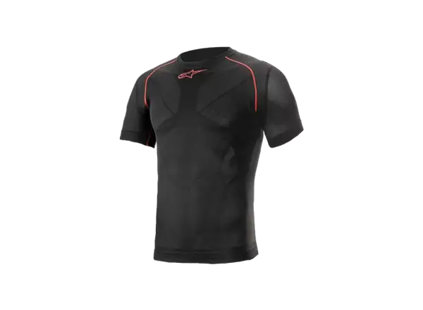 Alpinestars Ride Tech V2 Herren Kurzarmshirt schwarz/rot