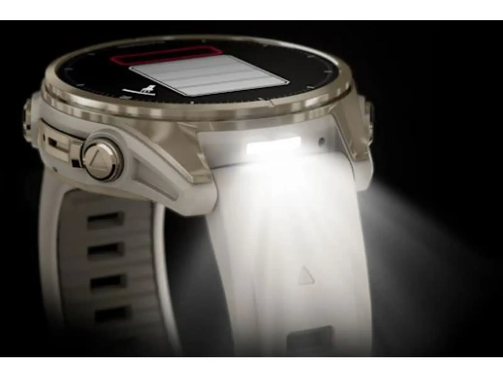 Garmin fenix 8 - 43 mm AMOLED Saphir Smartwatch Soft Gold Fog grey.