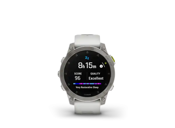 Garmin Epix Generation 2 Sapphire Edition Smartwatch Titanium/Weiß