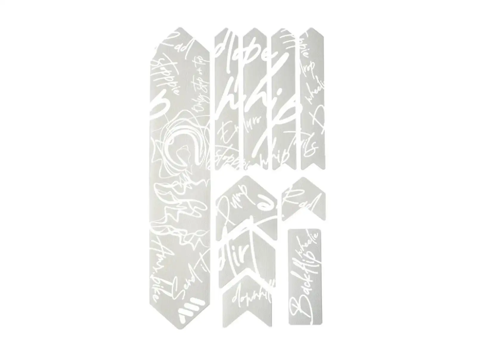 All Mountain Style Rahmen-Schutzaufkleber Extra Signature White