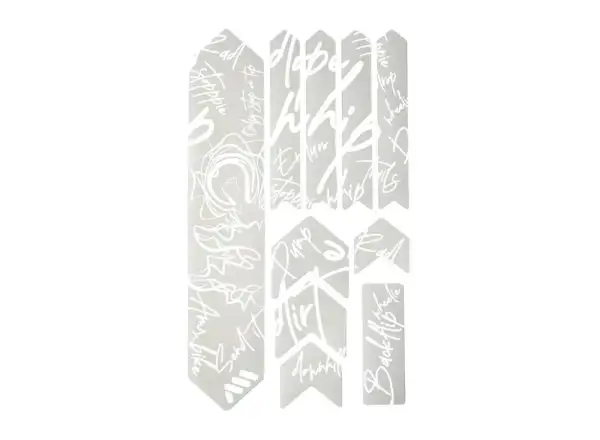 All Mountain Style Rahmen-Schutzaufkleber Extra Signature White