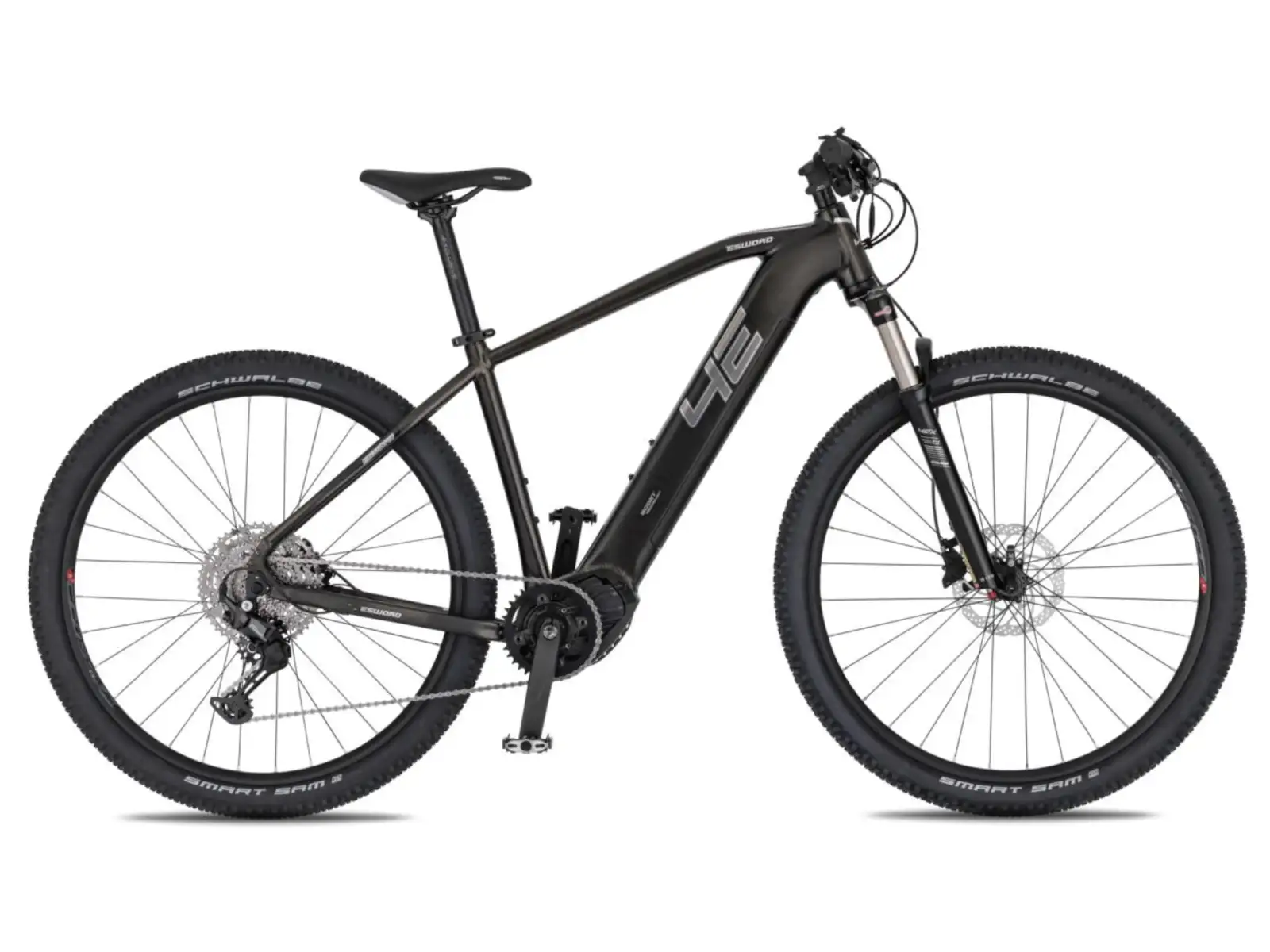 4Ever Esword Elite 835 Elektromountainbike Pearlized black/silver