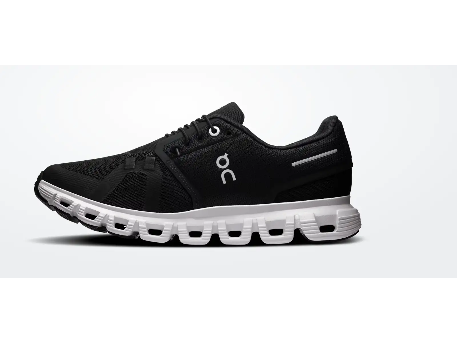 On Cloud 6 Damen-Laufschuhe schwarz/weiß