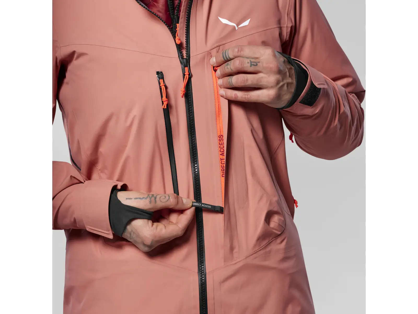 Salewa Sella 3L Powertex Damenjacke Desert Pink