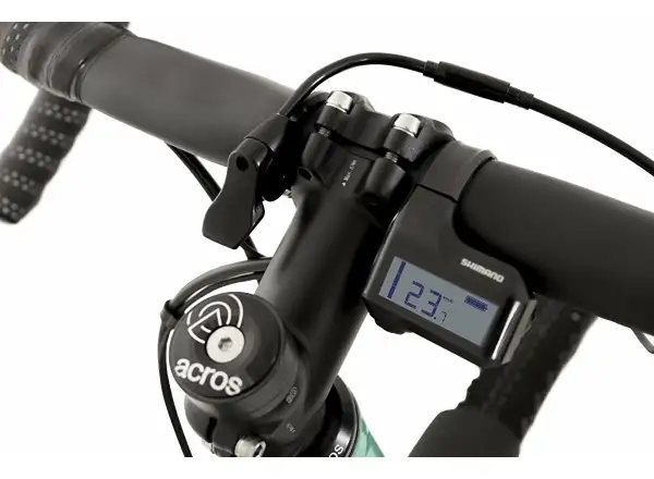 Rock Machine Gravelride e700 Di2 Gravel E-Bike in Menthol/Silver.