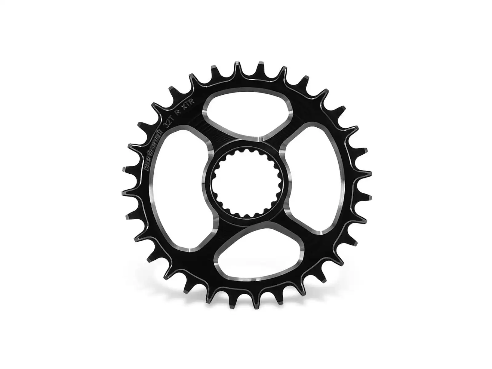 Garbaruk Round Kettenblatt Shimano XTR M9100 Schwarz 34z