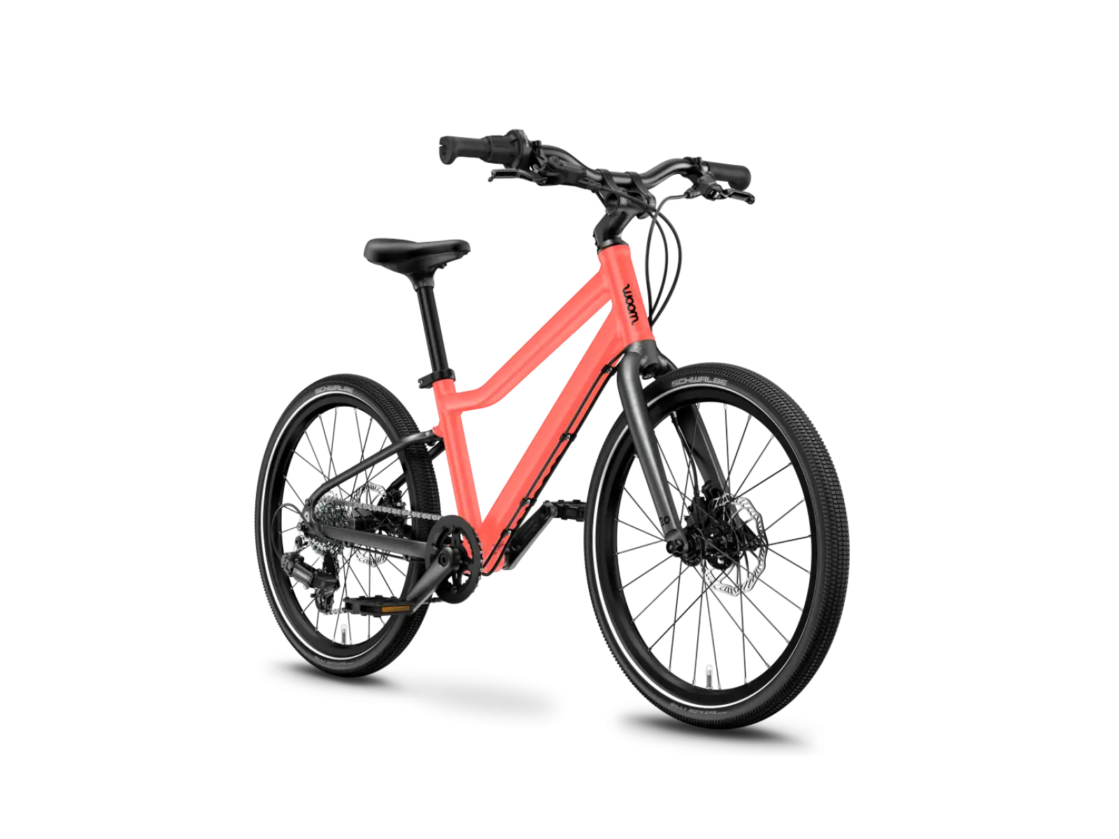Woom 4 Explore 20 Neon Coral Kinderfahrrad
