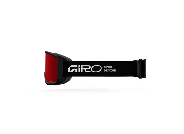 Giro Sagen Damen Skibrille schwarz Stacked-Amber Scarlet/Yellow (2 Gläser)