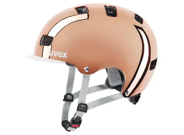 Uvex HLMT 5 Bike Pro Helm Rosé Chrom