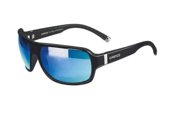 Casco SX-61 BICOLOR Brille Black Matt/Gloss Blue Mirror