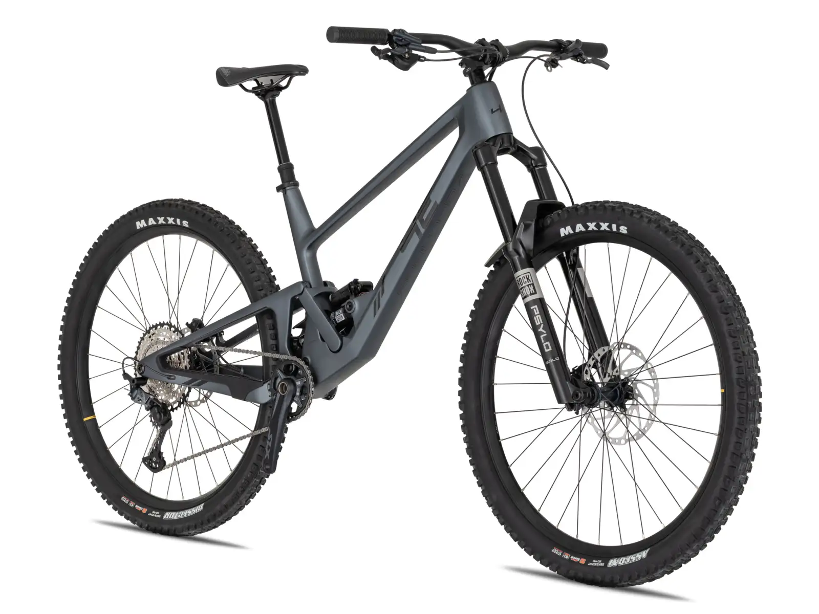 4ever Volcanno Etna Fully Mountainbike - Grey Matt/Black