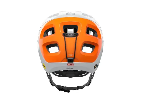 POC Tectal Race MIPS NFC Helm Hydrogen White/Fluorescent Orange AVIP