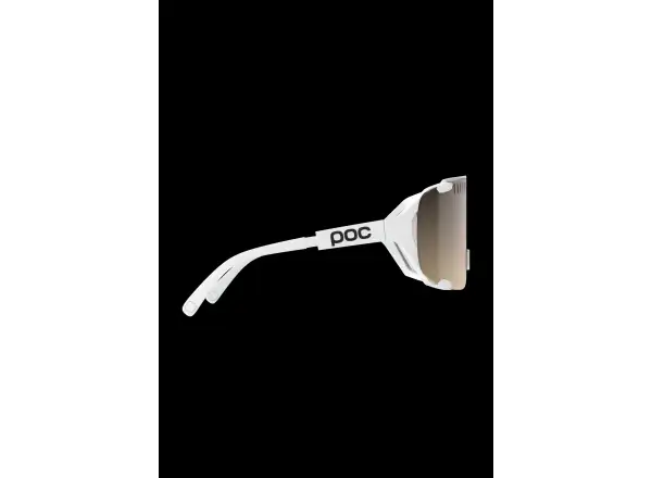 POC Devour Mid + Sonnenbrille Hydrogen White/Clarity Trail/Partly Sunny Silver