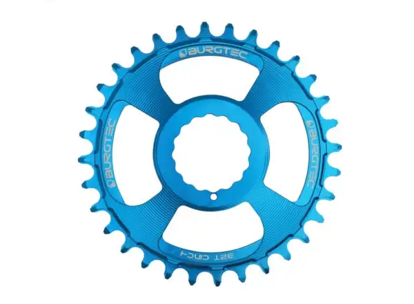 Burgtec Cinch Thick Thin Kettenblatt blau, 34 Zähne