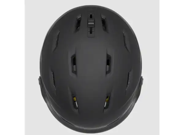 Smith Survey EU Skihelm Mattschwarz / ChromaPop Everyday Green Mirror