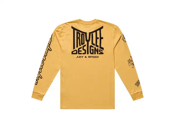 Troy Lee Designs Handlebar Herren-Trikot langer Ärmel Bleached melon