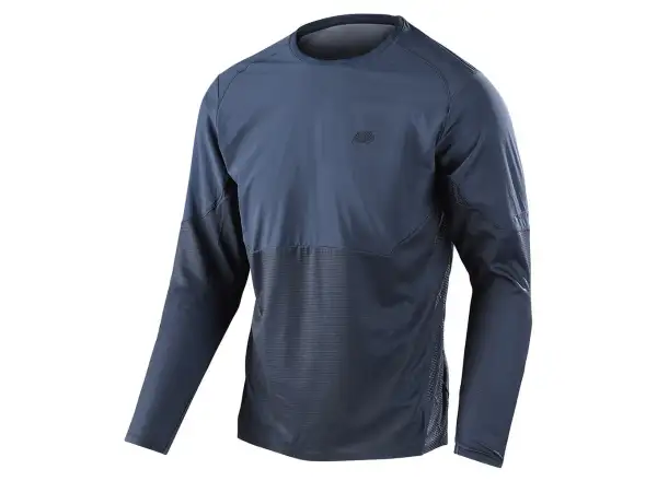 Troy Lee Designs Drift Solid Herren Langarmshirt dunkles Holzkohle
